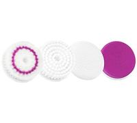 Medisana 4 x accesorios de recambio - con accesorio de peeling, esponja cosmética y accesorios para piel normal y sensible