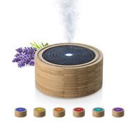 Medisana | AD 625 | Difusor de aromas | Bambú | Ambientador de habitación | Lámpara aromática con temporizador | Fragancia eléctrica para habitaciones | Aceites esenciales | Aceites aromáticos |