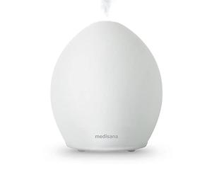 medisana AD 630 difusor de aromas, difusor aceites esenciales | con luz de bienestar y timer, humidificador con tecnología ultrasónica para una agradable fragancia ambiental