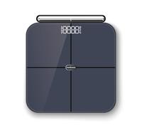 medisana BS 850 connect báscula de análisis corporal con 8 electrodo | con sensores manuales, medición de peso, grasa corporal, masa muscular, bascula de baño con conexión a aplicación