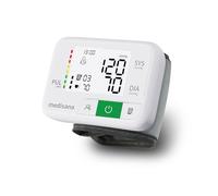 medisana BW 355 tensiómetro de muñeca, medidor de tensión arterial | con escala de semáforo y función de memoria para 2 usuarios, aparato de tension arterial y pulso