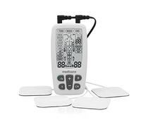 medisana dispositivo TENS, dispositivo de corriente de estimulación EMS con 60 programas dispositivo profesional de electroterapia relajación muscular y alivio del dolor en la espalda, cuello, hombros, abdomen, caderas con 4 almohadillas de electrodos