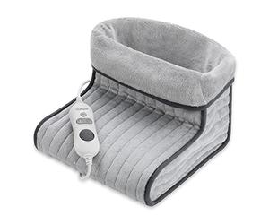 medisana FWS Calientapiés, Manta calefactora para los pies, Forro interior mullido y lavable, Desconexión automática, Protección contra el sobrecalentamiento, Hasta la talla de calzado 46