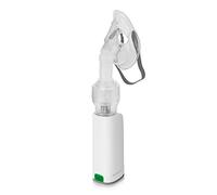 Medisana IN 535 Inhalador portátil para el transporte, nebulizador de compresor con boquilla y máscara para adultos y niños, para el resfriado o el asma con batería recargable a través de Micro-USB