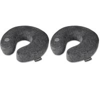Medisana NM 870 Masajeador de cuello, Masaje vibratorio para cuello y hombros, Media luna para el cuello, Bienestar para el hogar, La oficina o para llevar, Con panel de control integrado, Gris