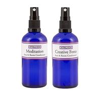 Medita creativamente con facilidad. Usa el paquete de spray de fuerza creativa y aura de meditación y habitación, con aceites esenciales puros de hierbabuena y menta, lavanda y elemi, 100 ml