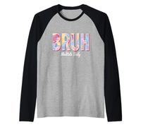 Medita diariamente Bruh Camiseta Manga Raglan