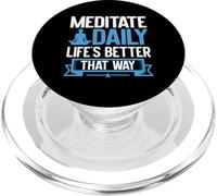 Medita la Vida Cotidiana es Mejor de Esa Manera Meditación PopSockets PopGrip para MagSafe