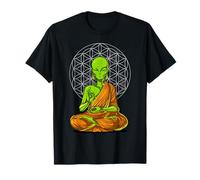 Meditación Alienígena Yoga Zen Extraterrestre Espiritualidad Camiseta