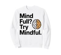 Meditación Consciente Diseño Cerebro Yoga Yogi Mindfulness Sudadera