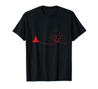 Meditación Corazón Amor Meditar Yoga Instructor Equilibrio Camiseta