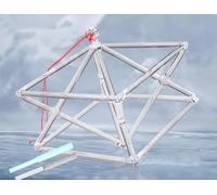 Meditación curativa de sonido, pirámide de cristal de cuarzo Mokaba Merkaba, para meditación curativa, curación con sonido, regalo para oración (8 pulgadas)