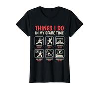 Meditación de Artes Marciales de Tai Chi Cosas Que Hago en mi Tiempo Libre Camiseta gráfica económica, Mujer, Negro, XS