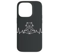 Meditación de los Chakras del Yoga Mandala Cat Pilates Gato Carcasa para iPhone 14 Pro