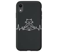 Meditación de los Chakras del Yoga Mandala Cat Pilates Gato Carcasa para iPhone XR