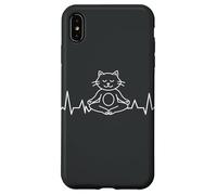 Meditación de los Chakras del Yoga Mandala Cat Pilates Gato Carcasa para iPhone XS MAX