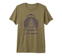 Meditación de Yoga con Fases Lunares y aquí para la Savasana Camiseta Premium