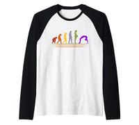 Meditación Evolution Yoga Contrology Embarazo Pilates Camiseta Manga Raglan