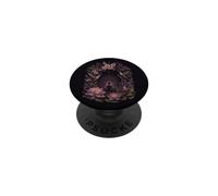 Meditación Lotus Colibrí Floral Mandala Luna Yoga PopSockets PopGrip Adhesivo