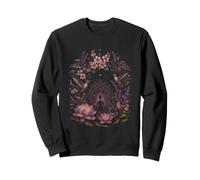 Meditación Lotus Colibrí Floral Mandala Luna Yoga Sudadera