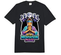 Meditación Lunar Mindfulness Lunar Bienestar Espiritual Comfort Colors Adult Heavyweight T-Shirt