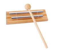 Meditación Mindfulness - Campanas de mano con mazo de 3 tonos, instrumento de percusión para profesores, oración, yoga, regalo musical