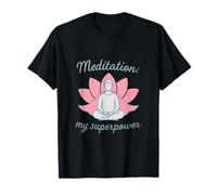 Meditación My Superpower Lotus Zen Gráfico Camiseta
