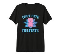 Meditación No odies Meditar Cerditos Camiseta Premium