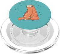 MEDITACIÓN PEROSA Meditar Lindo Slow Down Meme Perezosos PopSockets PopGrip para MagSafe