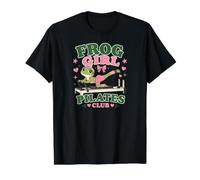 Meditación Pilates Reformer-Girl Frog-Toad Yoga Pilates Camiseta gráfica económica, Hombre, Negro, XL