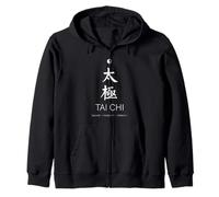 Meditación Tai Chi Artes Marciales Diseño Equilibrio Zen Sudadera con Capucha