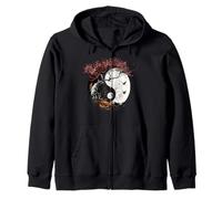 Meditación Yin Yang Árbol Sakura Budismo Taiji Tai Chi Zen Sudadera con Capucha