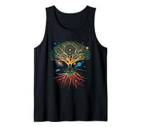 Meditación Zen Yoga Buddha Buda Árbol Bodhi Omm Camiseta sin Mangas