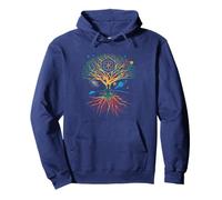 Meditación Zen Yoga Buddha Buda Árbol Bodhi Omm Sudadera con Capucha