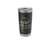 Meditaciones de yoga Gráfico del caballito de mar Vaso térmico de acero inoxidable de doble pared