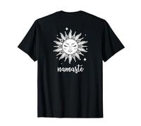 Meditaciones Esoterismo Sol Cara Namasté Yoga Camiseta
