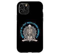 Meditar Esqueleto Mindfulness Yoga Amor Espiritual Amante Bondad Carcasa para iPhone 11 Pro