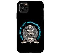 Meditar Esqueleto Mindfulness Yoga Amor Espiritual Amante Bondad Carcasa para iPhone 11 Pro MAX