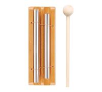 Meditation Chime Bell - Yoga Mindfulness Gong Tool, Hand Sound Healing Instrument, Relaxation Accessory | Meditation Yoga Mindfulness Relaxation Practice Calm Focus Breathing Session