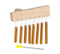 Meditation Chime, Chimes de mano | Casa de 8 tono con knock stick,Instrumentos de percusión manual, instrumentos de curación de sonido para adultos mujeres hombres principiantes