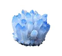 Meditation Crystals Cluster Ornaments - Spiritual Home Decor | Raw Gemstonee Rock Decorations for Relaxation, Positive Energy Healing, Decorative Stone Display for Office, Shelf, Tabletop, Gift