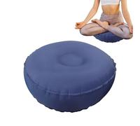 Meditation Cushion - Floor Pillow for Yoga Mindfulness Practice | Soft Cotton Cover with Buckwheat Filling, Ergonomic Round Shape Supports, Relaxation and Deep Breathing Sessions 16.54x5.91 in