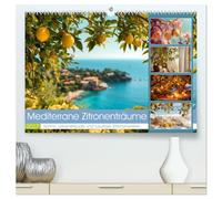 Mediterrane Zitronenträume (hochwertiger Premium Wandkalender 2027 DIN A2 quer), Kunstdruck in Hochglanz: Ein Jahr voller Sonne, Zitronenduft und mediterraner Lebensfreude.