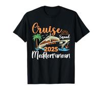 Mediterranean Cruise Squad 2025 Coincidencia de Vacaciones Familiares Camiseta