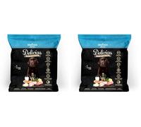 Mediterranean Natural Premios para Perros Snacks Alimento Completo Cachorros (Paquete de 2)