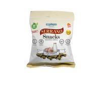 Mediterranean Natural Serrano | Snacks para Perro | Premio Adiestramiento | Semihúmedo | Varios Sabores | 25x85Gr | (25x85Gr, Cachorro)
