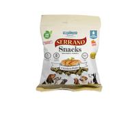 Mediterranean Natural Serrano | Snacks para Perro | Premio Adiestramiento | Semihúmedo | Varios Sabores | 25x85Gr | (25x85Gr, Pollo)