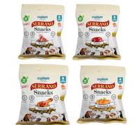 Mediterranean Natural Serrano Snacks para Perros 24X100 GR Mixes (Carnívoro)