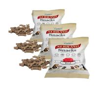 Mediterranean Natural - Snacks Serrano para Perros, Buey, 85 g, 1 Unidad (Paquete de 3)