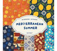 Mediterranean Summer Scrapbook Paper Pad 8.5x8.5 Lemon Nautical Coastal 20 Designs Double Sided for Junk Journaling Card Making and Crafts: Vintage ... Craft Sheets Scrapbooking Decoupage